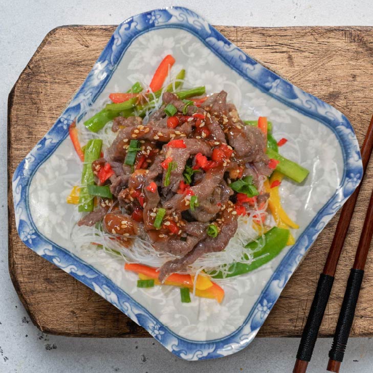 C. Ma La Chilli Beef W/ Healthy stifry Vermicelli Noodles - 07/03/25