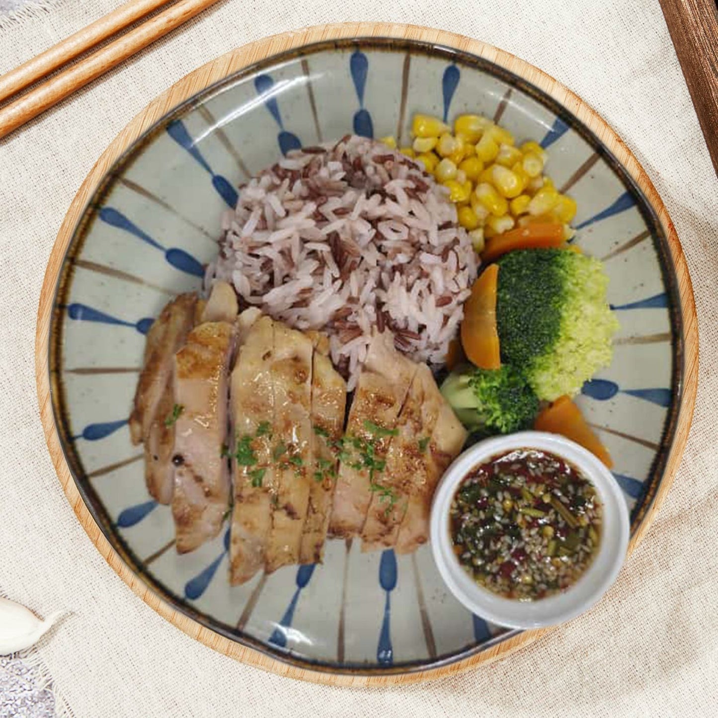 LK4. Thai Chilli "Grilled" Chicken with Low GI Mix Grains(Double Chicken)(Spicy) - 22/12/25