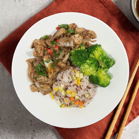 C. Black Pepper Chicken W/ Mix Onions & Healthy Fried Rice - 09/05/25