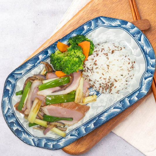 D. Sautée Scallions W/ Duck Breast & Quinoa Rice - 27/08/25