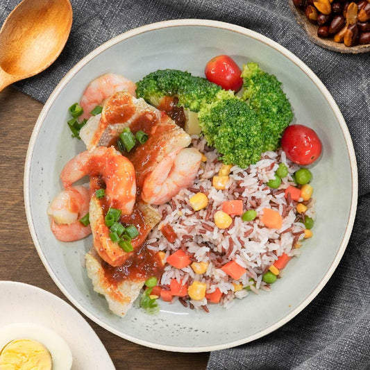 C. Ma Po Shrimp & Fish Fillet w/ Healthy Fried Rice - 16/05/25
