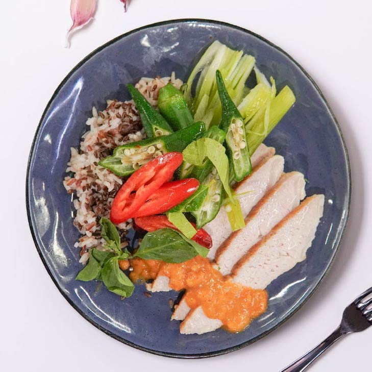 B. Thai Pork Loin Curry w/ Flax Seeds Mix Grain Rice - 26/05/25