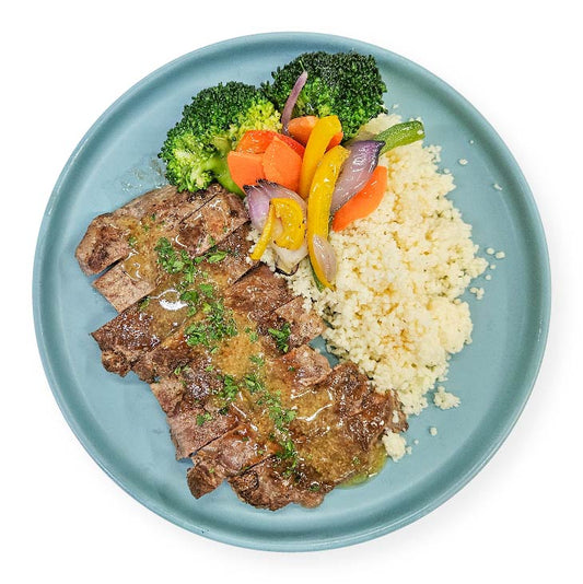 E. Grilled Ribeye w/ Honey Mustard Dressing & Couscous - 09/05/25