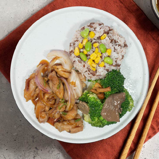 C. Hong Kong "Swiss" Style Chicken w/ Healthy Fried Mix Grain Rice - 14/08/25