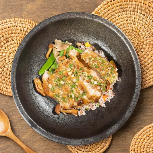 B. Honey Garlic Pork Loin w/ Mix Grain Rice - 21/08/25