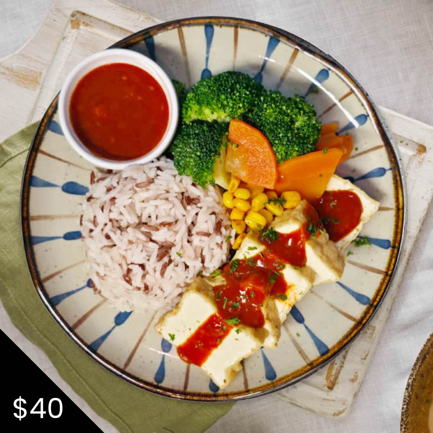 LKV. Grilled Tofu with Mix Grains and Korean Bibibamp - 22/12/25