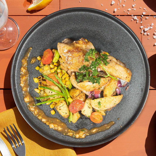 A. Macanese Style African Chicken W/ Mix Herbs Baked Potato - 17/09/25