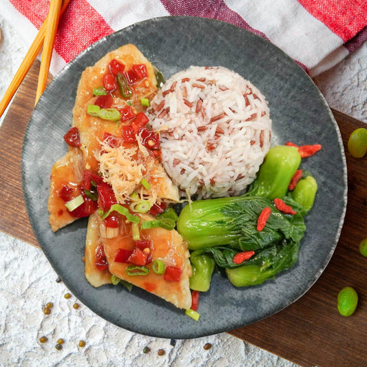 A. Hunan Style Fish Fillet w/ Dried Conpoy And Mix Grains - 15/09/25