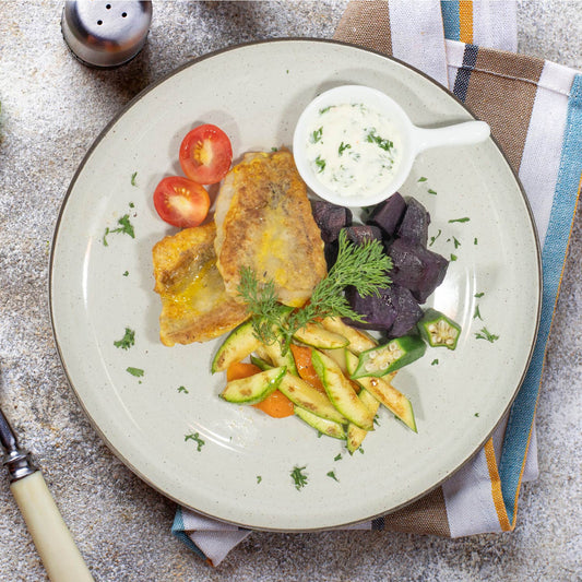 A. Grilled Fish W/ Baked Sweet Potato And Low-Fat Tartare Sauce - 11/09/25