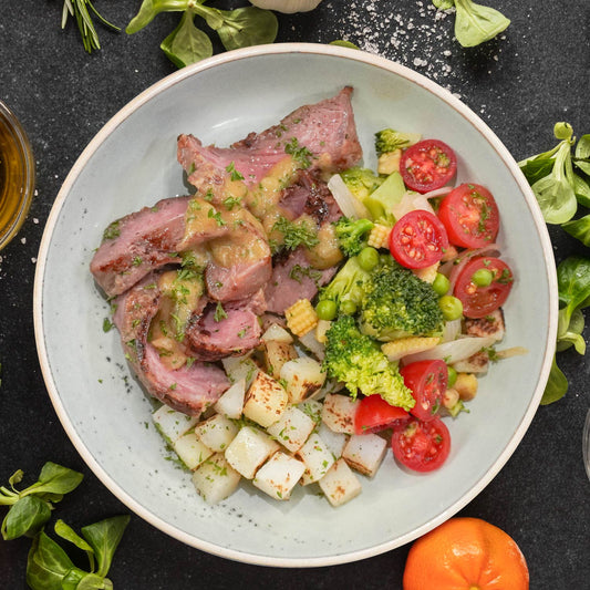 B. Grilled Ribeye W/ Roast Potatoes And Dianne Sauce - 22/08/25
